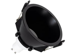 8445044067824 - Efectoled - Downlight Einbaustrahler Konisch GU10 6W Schnitt ø 85mm pc No Flicker 3000K Schwarz Warmweiß