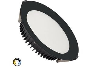 8445044068296 - LED-Downlight 50W New Aero Slim cct Wählbar 130 lm W Mikroprismatisch (UGR17) lifud Schwarz Schnitt ø 200 mm Wählbar (Warmes-Neutrales-Kaltes) 110°