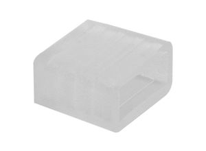 8445044072552 - Ledkia - Endkappe für LED-Streifen cob 220V ac 320 LED m IP65 Einfarbig Schnitt alle 50cm Durchsichtig15 mm