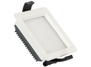 8445044075096 - Ledkia - LED-Downlight 10W New Aero Slim Eckig 130lm W Mikroprismatisch (UGR17) lifud Schnitt 85x85 mm Warmes Weiß 2700K - 3200K 110°