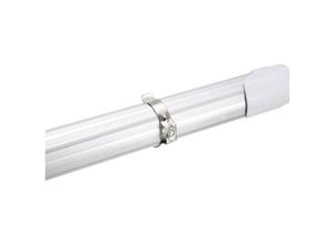 8445044078165 - Ledkia - Befestigungsklammer Aluminium für T8-Röhren (2 Einheiten) Aluminium