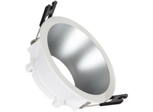8445044080335 - Efectoled - Downlight-Ring Reflect Rund für LED-Glühbirne GU10   GU53 Ausschnitt ø 75 mm Silber