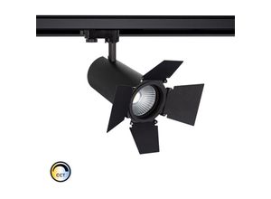 8445044081370 - LED-Strahler New DAngelo Schwarz 40W (cri 90) cct lifud Cinema für 3-Phasenstromschienen Wählbar (Warm-Neutral-Kalt)