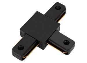 8445044081677 - Ledkia - Verbindungsstück Typ t für 1-Phasenstromschiene Schwarz15 mm