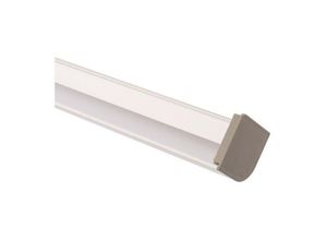 8445044082711 - Ledkia - Aluminiumprofil Ecken mit Durchgehender Abdeckung für LED-Streifen bis 20mm 10 m Transparente Abdeckung 90º