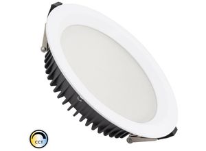 8445044083381 - Ledkia - LED-Downlight 50W New Aero Slim cct Wählbar Mikroprismatisch (UGR19) lifud Schnitt ø 200 mm Wählbar (Warmes-Neutrales-Kaltes) 110°240 mm