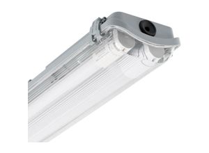 8445044088799 - Ledkia - Feuchtraum Wannenleuchte mit 2 LED-Röhren 150cm IP65 Einseitige Einspeisung No Flicker Warmes Weiß 2800K - 3200K 1570 mm