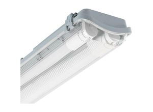 8445044090969 - Ledkia - Feuchtraum Wannenleuchte Slim für 2 LED-Röhren 150 cm IP65 Einseitige Einspeisung 1500 mm1570 mm