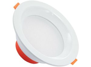 8445044091058 - Efectoled - led Downlight Einbaustrahler 6W Rund lux CRI90 Ausschnitt ø 90 mm IP44 No Flicker 5000K Kaltweiß