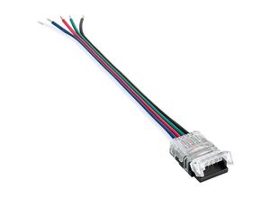 8445044091218 - Efectoled - Clip-Verbinder mit Kabel IP20 für LED-Streifen rgbw