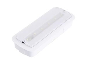 8445044093588 - Ledkia - LED-Notleuchte 3W + Deckenleuchten-Kit permanent   nicht-permanent Kaltweiß 6000K - 6500K