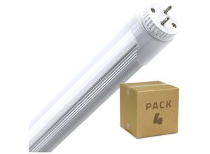 8445044095353 - Ledkia - 4er Pack LED-Röhre T8 Einseitige Einspeisung 1200mm 18W No Flicker Warmes Weiß 2700K - 3200K 180º1200 mm