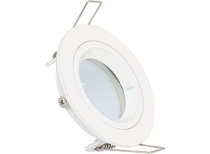 8445044095995 - Ledkia - Downlight-Ring Rund Weiss für LED-Glühbirne GU10   GU53 ø 65 mm Weiß