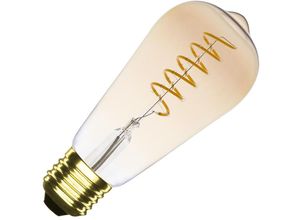 8445044096749 - Ledkia - LED-Glühbirne Filament E27 4W 200 lm Dimmbar ST64 Spirale Gold Warmes Weiß 2000K - 2500K 360º