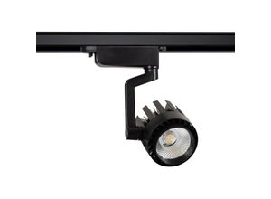 8445044097678 - Ledkia - LED-Strahler Dora 30W in Schwarz für 1-Phasenstromschienen Warmes Weiß 3000K 36º100 mm