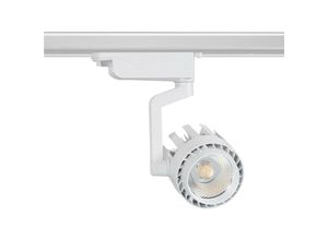 8445044097708 - Ledkia - LED-Strahler Dora 30W in Weiss für 1-Phasenstromschienen Warmes Weiß 3000K 36º100 mm