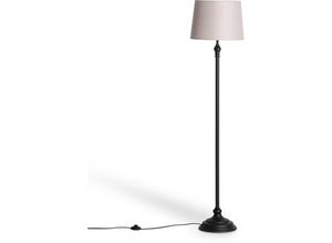 8445044104406 - Ledkia - Stehlampe Nisha iluzzia aus Metall Taupe