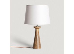 8445044104581 - Ledkia - Tischleuchte aus Holz Rani iluzzia Natürlich