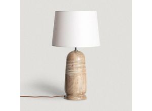 8445044104635 - Ledkia - Tischlampe aus Holz Warsha iluzzia Natürlich