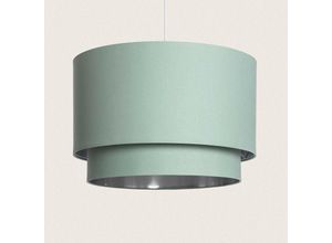 8445044105571 - Ledkia - Lámpara Colgante Tela Bello Duo Reflejo Grün 8445044105571 - Ledkia - Lámpara Colgante Tela Bello Duo Reflejo Grün