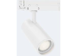 8445044107391 - Ledkia - LED-Strahler für 3-Phasenstromschiene 20W Fasano Blendfrei No Flicker Dimmbar Weiss Warmes Weiß 3200K 36º170 mm