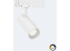 8445044107414 - Ledkia - LED-Strahler für 3-Phasenstromschiene 20W Fasano Blendfrei cct No Flicker Dimmbar Weiss Wählbar (2700K-3200K-4000K) 36º170 mm