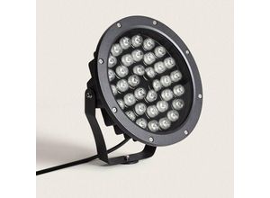 8445044107605 - LED-Außenstrahler 36W IP67 mit Spieß Colmar Warmes Weiß 3000K 60º