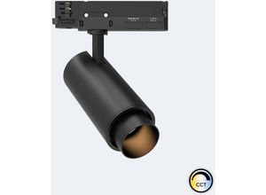 8445044108039 - Ledkia - LED-Strahler für 3-Phasenstromschiene 30W Fasano Cilindro cct No Flicker Dimmbar dali Schwarz Wählbar (2700K-3200K-4000K) 36º170 mm