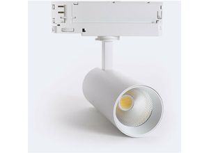 8445044108442 - LED-Strahler für 3-Phasenstromschiene 20W Carlo No Flicker Weiss Neutralweiß 5000K No FlickerWeiß