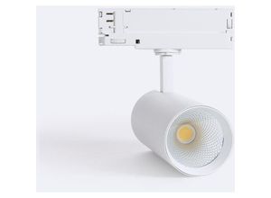 8445044108527 - LED-Strahler für 3-Phasenstromschiene 30W Carlo No Flicker Weiss 6000K Kaltweiß