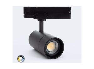 8445044110056 - LED-Strahler für 3-Phasenstromschiene 20W Wild cct CRI90 No Flicker Multiwinkel 24-60º Auswählbar (Warm-Neutral-Kühl) (2700K - 3200K - 4000K)Schwarz