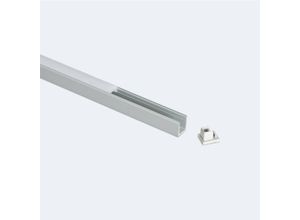 8445044113101 - Ledkia - Aluminiumprofil Oberfläche 2m für LED-Streifen bis 6 mm 2000 mm