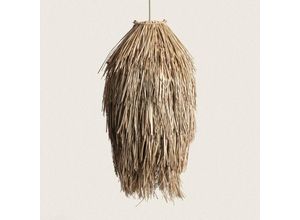 8445044113750 - Ledkia - Hängeleuchte Naturfasern Ramé Green Textile