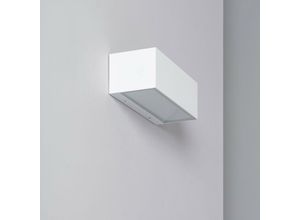 8445044113941 - Ledkia - LED-Wandleuchte Aussen 18W Aluminium Doppelseitige Beleuchtung Wählbar cct Gropius Weiß120º86 mm