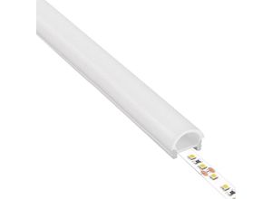 8445044115440 - Ledkia - Halbrunder Silikoneinbauschlauch Flex für led Streifen bis 10-15mm 2 m