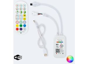 8445044118243 - Ledkia - Controller Dimmer Tuya WiFi LED-Streifen rgb Digital spi 5V dc mit ir Fernbedienung rgb 15 mm