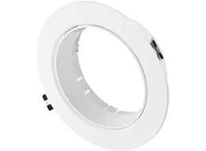 8445044125654 - Efectoled - Downlight-Ring Einbau Rund Schwenkbar für GU10 AR111 LED-Glühbirne Schnitt Ø135 mm Weiß