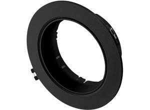 8445044125661 - Efectoled - Downlight-Ring Einbau Rund Schwenkbar für GU10 AR111 LED-Glühbirne Schnitt Ø135 mm Schwarz