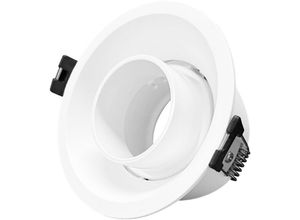 8445044125852 - Efectoled - Downlight-Ring Konisch Schwenkbar mit niedrigem ugr für LED-Glühbirnen GU10   GU53 Schnitt Ø85 mm Suefix Weiß