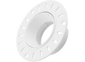 8445044125920 - Efectoled - Downlight-Ring Rund Schwenkbar zur Integration in Gips Gipsplatten für LED-Glühbirnen GU10   GU53 Schnitt Ø70 mm Suefix Weiß