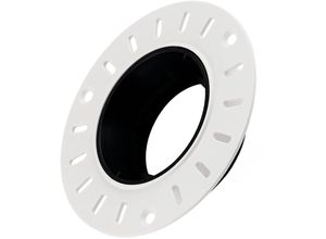 8445044125937 - Efectoled - Downlight-Ring Rund Schwenkbar zur Integration in Gips Gipsplatten für LED-Glühbirnen GU10   GU53 Schnitt Ø70 mm Suefix Schwarz