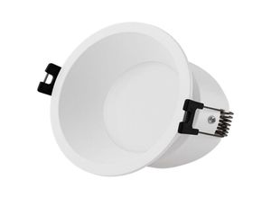 8445044125982 - Efectoled - Downlight-Ring Konisch IP65 für LED-Glühbirnen GU10   GU53 Schnitt Ø85 mm Maxis Weiß