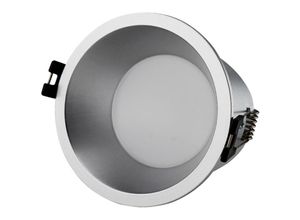 8445044126033 - Efectoled - Downlight-Ring Konisch IP65 für LED-Glühbirnen GU10   GU53 Schnitt Ø75 mm Maxis Silber