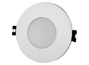 8445044126095 - Efectoled - Downlight-Ring Rund IP65 für LED-Glühbirnen GU10   GU53 Schnitt Ø75 mm Maxis Silber