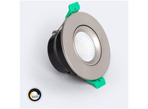 8445044127320 - Efectoled - led Downlight Einbaustrahler 5-8W Rund Feuerfest Dimmbar IP65 Ausschnitt Ø65mm Design Einstellbar Silber Wählbar (Warm-Neutral)