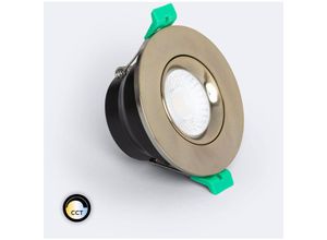 8445044127405 - LED-Downlight 5-8W Rund Feuerfest Dimmbar IP65 Ausschnitt Ø65mm Design Einstellbar Gold Wählbar (Neutral-Kalt)