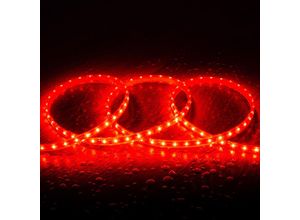 8445044128327 - Efectoled - LED-Streifen 220V SMD2835 60LEDs m Rot IP65 Breite 12mm Schnitt alle 100cm 4 m