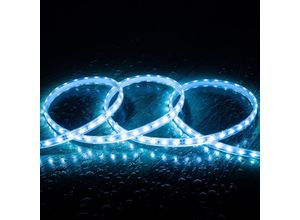 8445044128730 - Ledkia - LED-Streifen 220V SMD2835 60LEDs m Blau IP65 Breite 12mm Schnitt alle 100cm Einfarbig