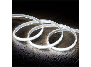 8445044131778 - Ledkia - LED-Streifen 220V ac cob 320 LED m Kaltweiß IP65 CRI90 Breite 12mm Schnitt alle 50cm Kaltweiß 6000K