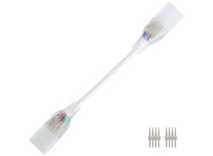 8445044138142 - Efectoled - Verbindungsstück mit Kabel für rgb LED-Streifen 220V ac smd IP65 Breite 15mm rgb